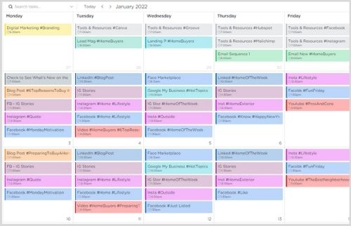 Access the Real Estate Marketing 365 Calendar